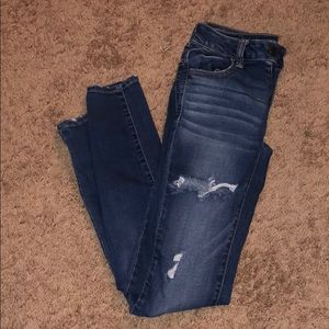 American Eagle jeans size 0 super super stretch